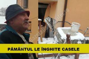 VĂLENI DÂMBOVIȚA: A muncit 16 ani în străinătate pentru o gospodărie pe care i-o înghite pământul – VIDEO