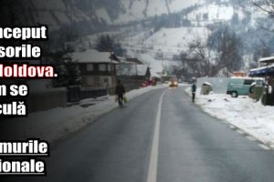 Au reînceput ninsorile în Moldova. Cum se circulă pe drumurile naţionale
