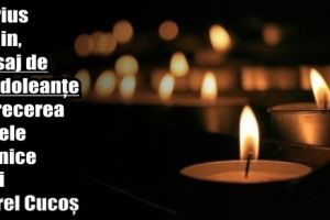 Marius Rogin, mesaj de condoleanţe la trecerea la cele veşnice a lui Viorel Cucoş