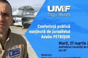 Adelin Petrişor, conferinţă la UMF Târgu-Mureş