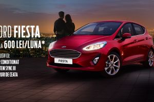 Redescoperă plăcerea condusului la noul dealer Ford din Satu Mare. Fiesta de la 600 lei/lună (programul Rabla)*