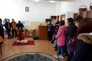 Activitate de informare preventivă în domeniul situaţiilor de urgenţă, derulată la Liceul Tehnologic nr. 1