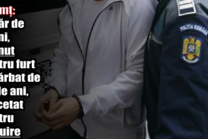 Neamţ: Tânăr de 17 ani, reţinut pentru furt şi un bărbat de 40 de ani, cercetat pentru tăinuire