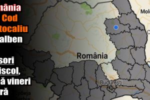 România sub Cod portocaliu şi galben de ninsori şi viscol, până vineri seară