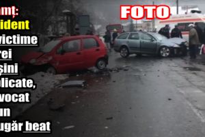 Neamţ: Accident cu victime şi trei maşini implicate, provocat de un călugăr beat