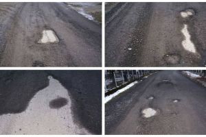 FOTO ȘTIREA TA: Lucrări de mântuială pe un drum judeţean din Munţii Apuseni. Cetăţean: ”Nu se poate ca după o iarnă drumul să arate aşa!”
