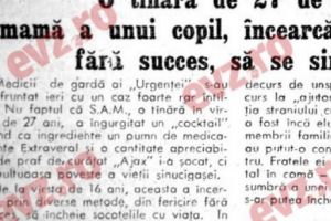 Memoriile EVZ. O mamă a încercat să se sinucidă de 11 ori