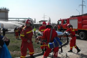 Exerciţiu ISU la combinatul chimic din Slobozia. Nu vă alarmaţi la auzul sirenelor