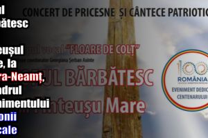 Corul bărbătesc din Finteuşul Mare, la Piatra-Neamţ, în cadrul evenimentului Armonii Pascale