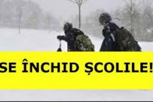 Scolile din Prahova vor fi inchise VINERI