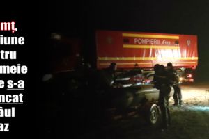 ISU Neamţ, misiune pentru o femeie care s-a aruncat în râul Bicaz