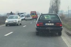 FOTO. Accident grav. Drumul Satu Mare – Botiz este închis!