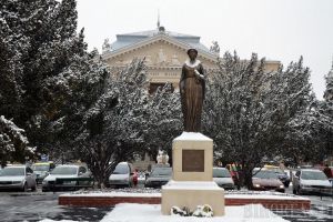 Se mută tisele! APM Bihor a aprobat proiectul de reabilitare a Pieţei Ferdinand, cu tot cu relocarea arborilor din faţa Teatrului