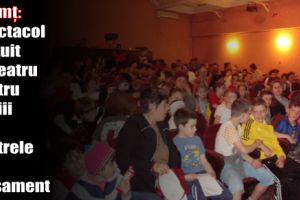Neamţ: Spectacol gratuit pentru copiii instituţionalizaţi de Ziua Internaţională a Teatrului pentru Copii şi Tineret