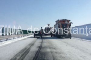 Oficial de la CNAIR. Se circula controlat pe Autostrada Soarelui, sectorul Bucuresti-Drajna