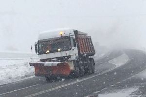 In zona de vest se circula pe drumurile nationale si autostrada, dar in conditii de iarna
