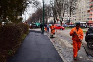 Trotuare noi în cartierul Dâmbu Pietros