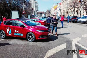 FOTO/VIDEO. Raliul Doamnelor, în centrul oraşului. Spectacolul făcut de sătmărence