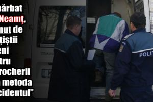 Un bărbat din Neamţ, reţinut de poliţiştii ieşeni pentru escrocherii prin metoda „Accidentul”