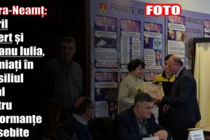 Piatra-Neamţ: Gavril Robert şi Olteanu Iulia, premiaţi în Consiliul Local pentru performanţe deosebite