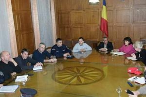 Exerciţiu de intervenţie în caz de cutremur în Cetatea Medievală Sighişoara