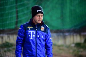 Alexandru Cicaldau, de la FC Viitorul, debut in Nationala mare a Romaniei, care a invins Israel in deplasare