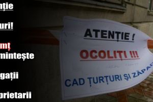 Atenţie la ţurţuri! ISU Neamţ reaminteşte ce obligaţii au proprietarii