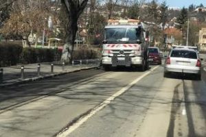 Rosal spală străzile şi trotuarele - FOTO