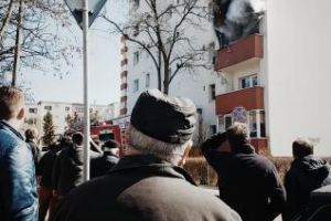 Incendiu la un apartament din Mănăştur, pe stdada strada Răvaşului - FOTO