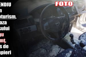 Incendiu la un autoturism, pe raza oraşului Târgu-Neamţ, stins de pompieri