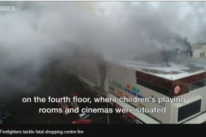 Rusia: Zeci de morti si raniti in timpul unui incendiu la un centru comercial. Cel putin 11 copii morti