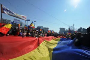 Manifestaţii de amploare pentru Unire la Chişinău
