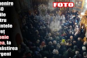 Pomenire de patruzeci de zile pentru părintele stareţ Antonie Jeflea, la mănăstirea Giurgeni
