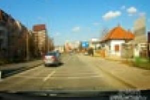 Tamponare în sensul giratoriu Calea Turzii cu Observatorului. A fost găsit vinovat cel nevinovat? - VIDEO