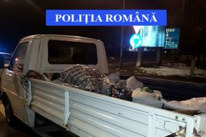 Contrabandist prins cărând ţigări cu paporniţele