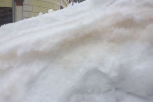 Șoc! ZĂPADA A FOST CĂRĂMIZIE ȘI LA CĂLĂRAȘI!