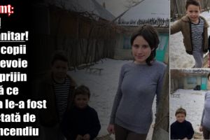 Neamţ: Apel umanitar! Trei copii au nevoie de sprijin după ce casa le-a fost afectată de un incendiu