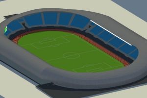 VIDEO FOTO – Imagini cu viitorul stadion al Sibiului – 19.000 de locuri şi tribune acoperite