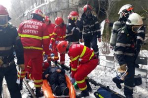 Accident feroviar simulat la Valea Mare Pravăţ