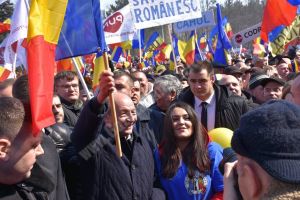 Traian Băsescu: „Suntem singura ţară care mai acceptă să trăiască după voinţa lui Stalin şi Hitler”
