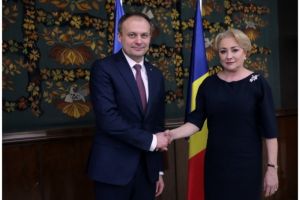 Prim-ministrul Romaniei, Viorica Dancila a avut o intrevedere cu presedintele Parlamentului Republicii Moldova Andrian Candu  