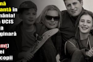 Crimă şocantă în România! Și-a ucis soţia (originară din Neamţ) şi cei doi copii