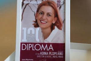 Un nou premiu pentru Adina Plopeanu (Hotel Privo)