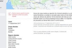 Facebook a activat funcţia de ”Safety Check”, după furtuna de duminică. Sunt vizaţi şi utilizatorii din Cluj