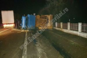 DN 72: Sensul de mers Târgovişte – Găeşti, blocat în urma unui eveniment rutier