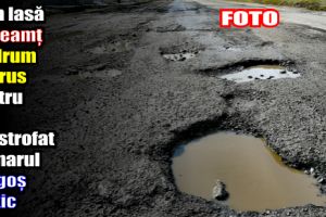 Cum lasă CJ Neamţ un drum distrus pentru a fi apostrofat primarul Dragoş Chitic