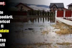 Neamţ: Mai multe gospodării, în pericol de a fi inundate după topirea zăpezii