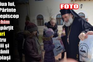 De ziua lui, IPS Părinte Arhiepiscop Ioachim a împărţit daruri pentru copiii şi bătrânii nevoiaşi