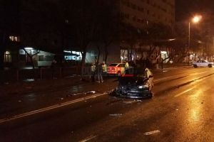 FOTO&VIDEO. Accident pe strada Octavian Goga. Poliţiştii au găsit vinovatul