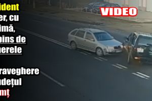 Neamţ: Accident rutier, cu victimă, surpins de camerele de supraveghere